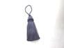 6 Blue purple key tassel  10cm + loop - Luxury blind cushion curtain fabric trim